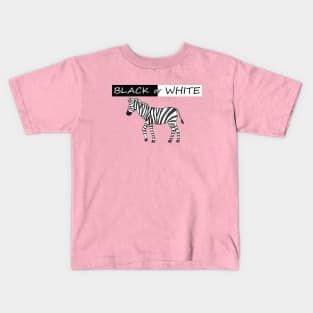 zebra cool funny Kids T-Shirt